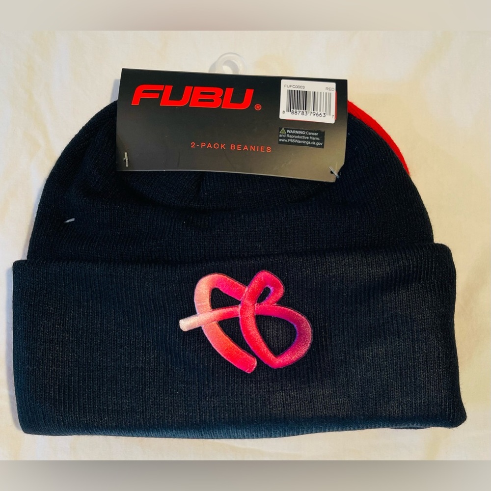 NWT FUBU 2 pack Beanies